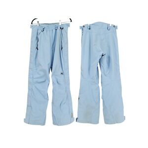 Helly Hansen Ski Pants M Women Light Blue Helly Tech 5 Full Zip Snow Hiking